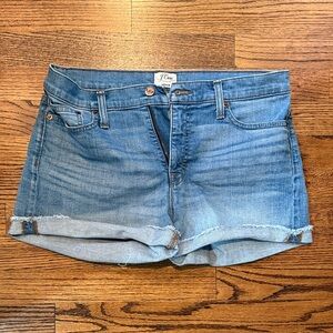 J. Crew Women's Light Blue Jean Shorts